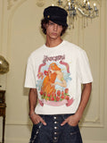 YADcrew Love Bird Print Rhinestone Tee