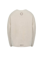 ANTIDOTE Imitation Mink Sports Print Knit Sweater