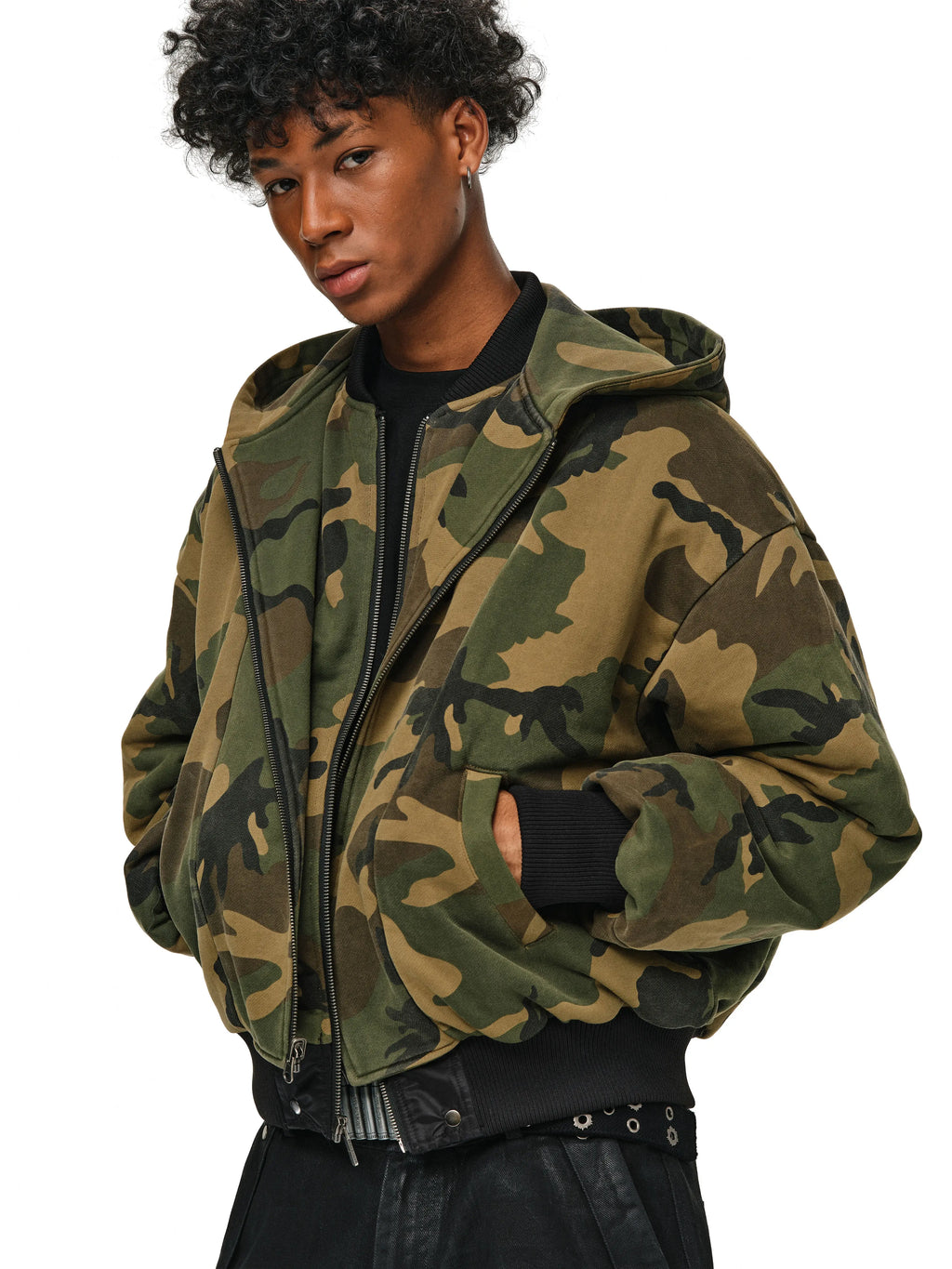 ANTIDOTE Reversible Camouflage MA-1 Bomber Jacket