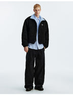 MEDM Plaid Trim Sherpa Short Jacket