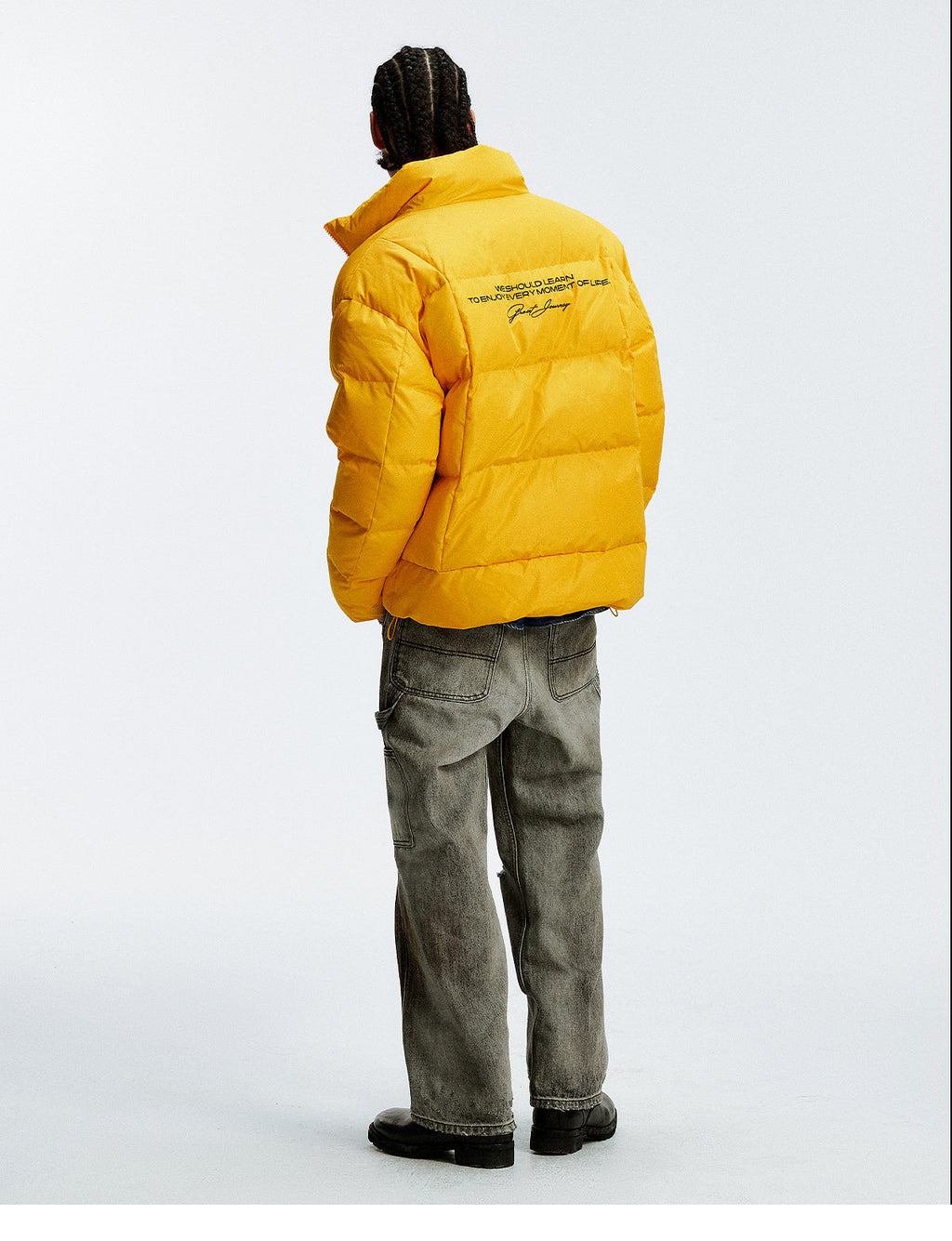 MEDM Honeycomb Pattern Down Jacket