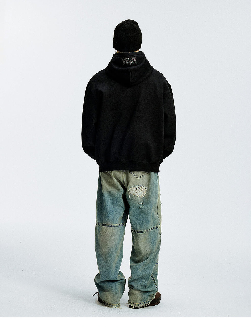 MEDM Ethnic Patchwork Hoodie