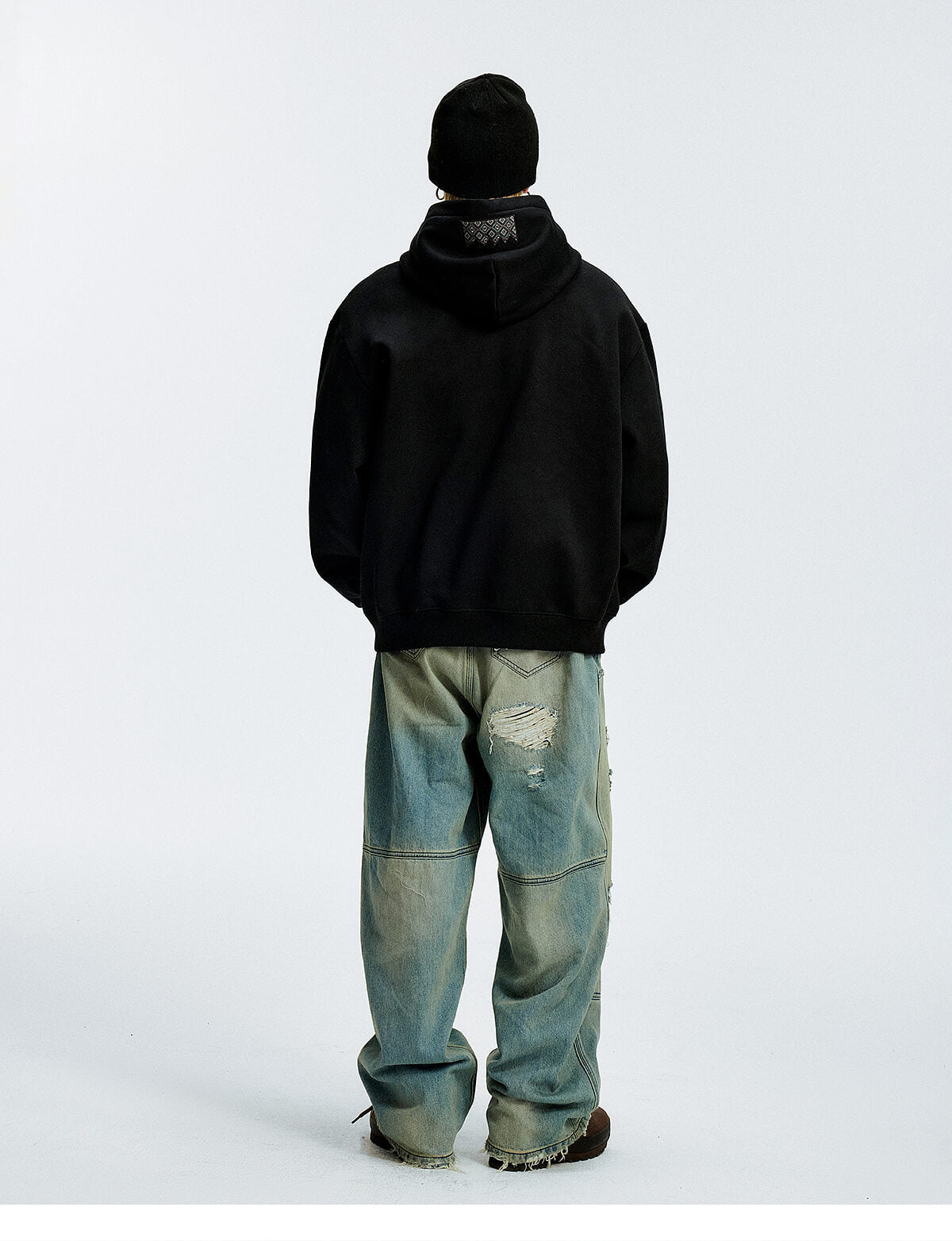 MEDM Ethnic Patchwork Hoodie