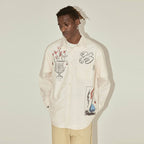 EMPTY REFERENCE Classical Elements Long Sleeve Shirt