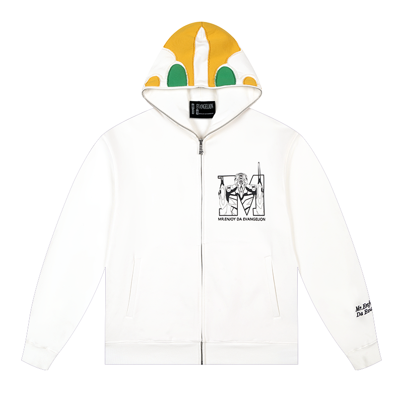 MEDM x EVA Unit-00, Unit-01, Unit-02 Mecha Design Zip-Up Hoodie