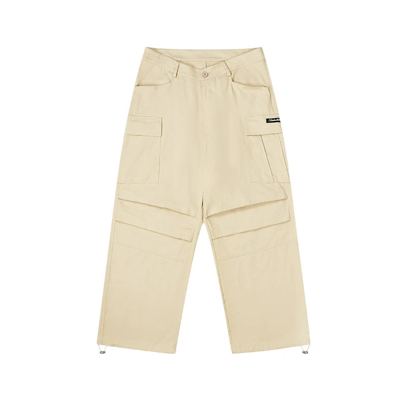 Harsh and Cruel Pleated Paratrooper Work Cargo Pants