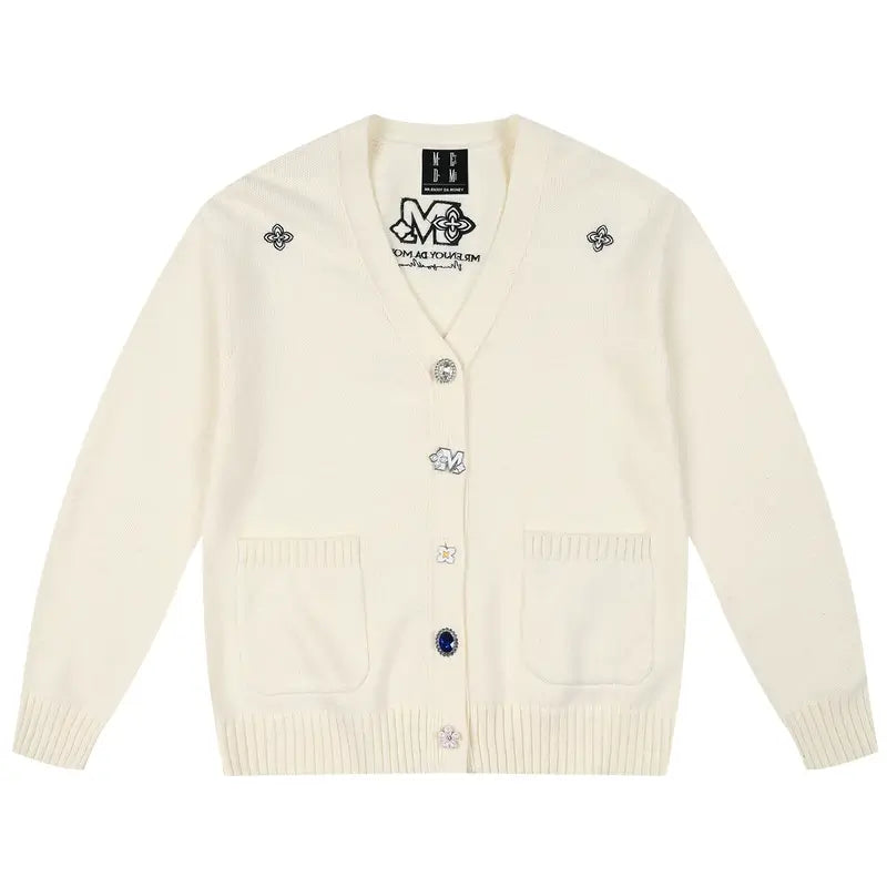 MEDM Multi Button Knit Cardigan