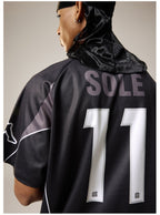 Remedy Emoalone Print Inspired Soccer Jersey Polo Shirt