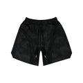 Labt Curved Design Washed Shorts