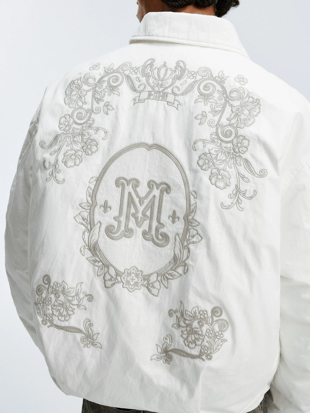 MEDM Floral Embroidered Puffer Jacket