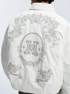 MEDM Floral Embroidered Puffer Jacket