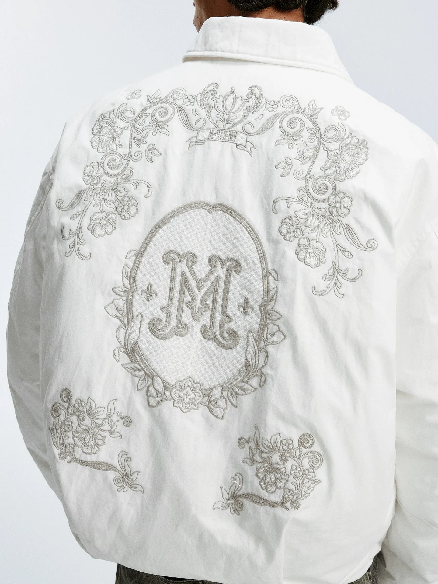 MEDM Floral Embroidered Puffer Jacket