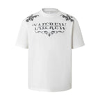 YADcrew Baroque Raised Logo Print Tee