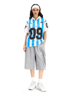 F3F Select Contrast Stripe Short Sleeve Polo Soccer Jersey