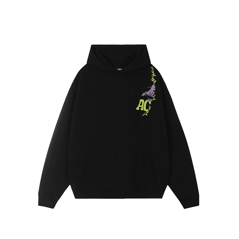 Achock Little Devil Embroidery Hoodie
