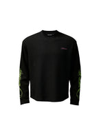 KARMANISTIC Printed Waffle Long Sleeve Tee