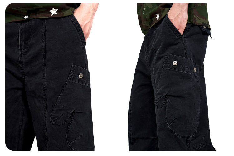 F3F Select Black Utility Baggy Cargo Pants