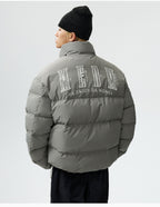 MEDM 3D Embroidered Lace Puffer Jacket