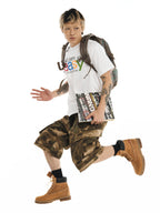 NOVACAM Camouflage Multi-Pocket Baggy Cargo Shorts