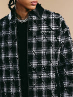 1807 Plaid Down Lined Shirt Jacket