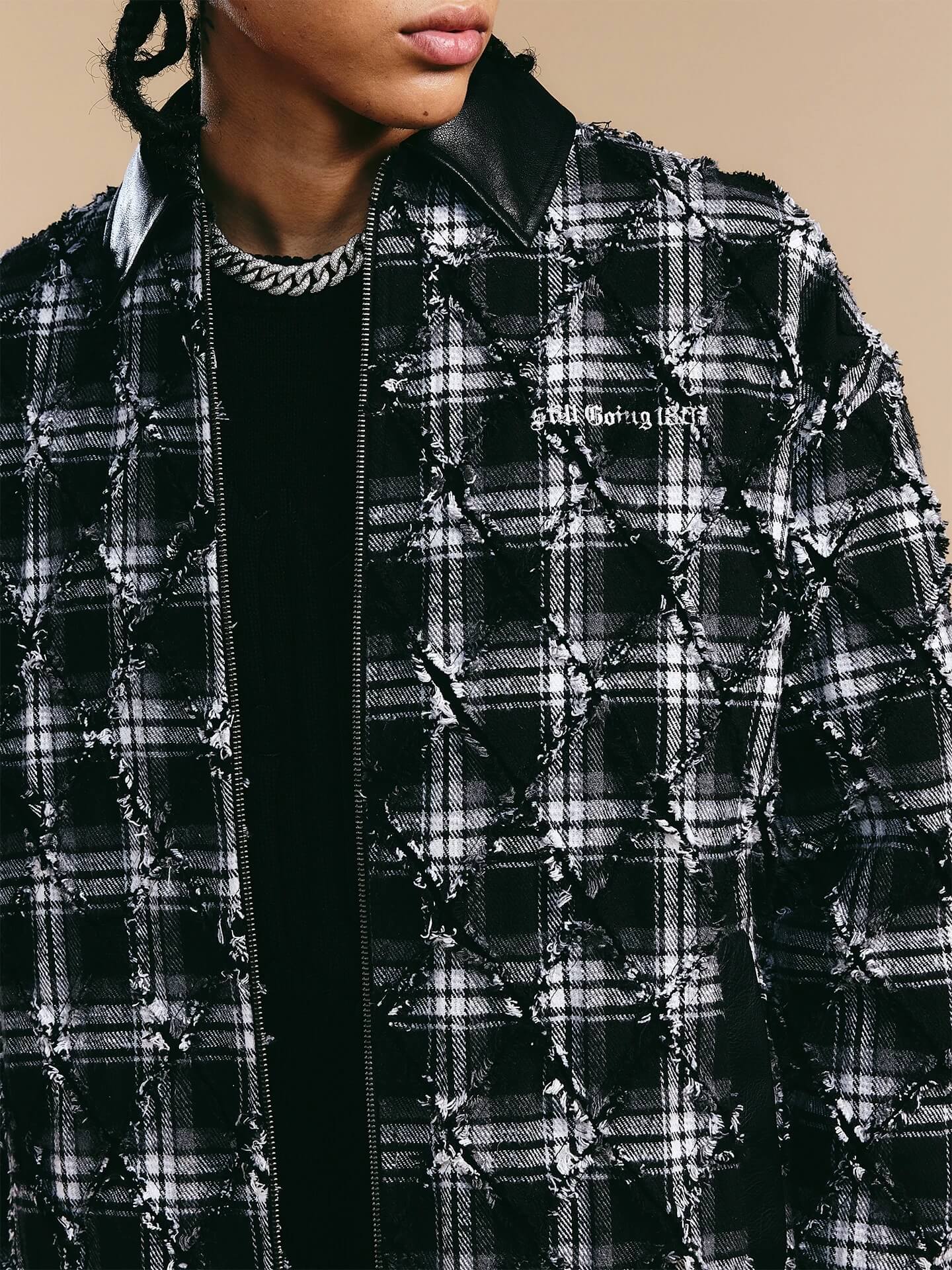 1807 Plaid Down Lined Shirt Jacket
