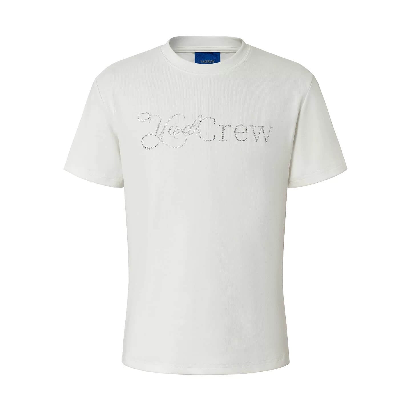 YADcrew Rhinestone Logo Slim Fit Tee