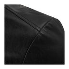 KARMANISTIC Racing Short Leather Jacket