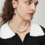 AWE Luxury Flower Pearl Necklace