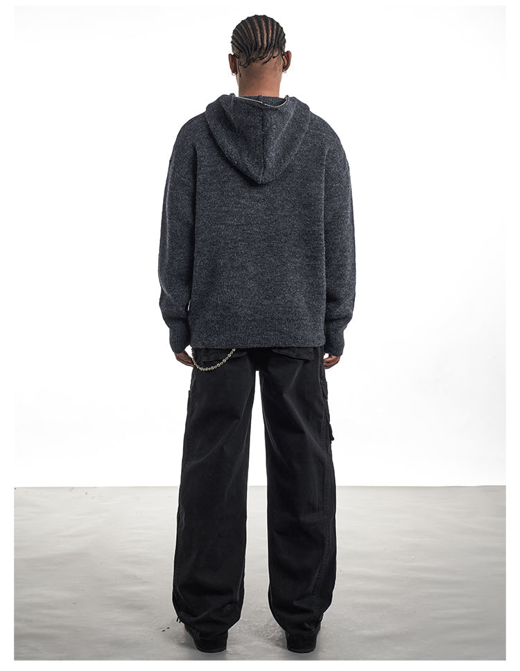 F3F Select Zip Up Knit Hoodie