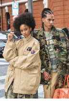 STEEPC Khaki Patch Embroidery M-65 Field Jacket