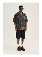 EMPTY REFERENCE Colorful Logo  Short Sleeve Shirt