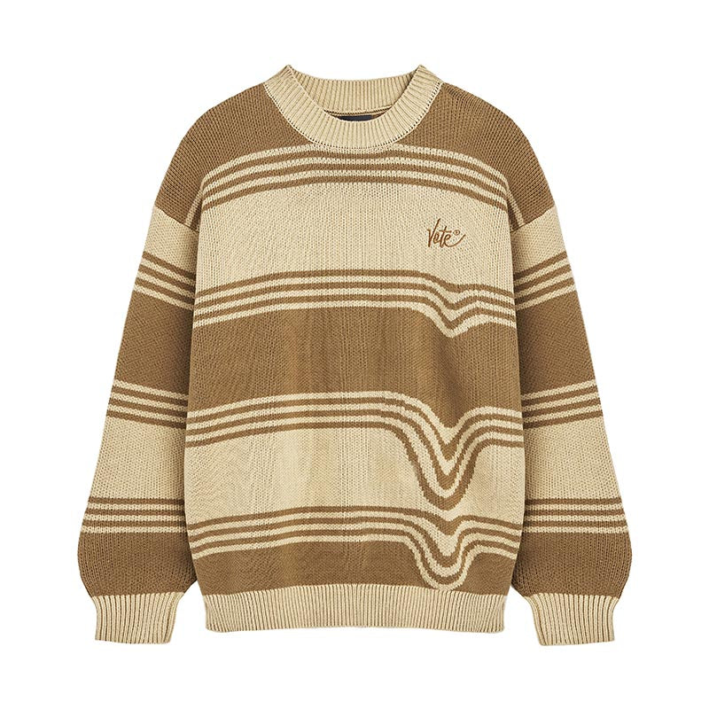 VOTE Classic Striped Knit Sweater