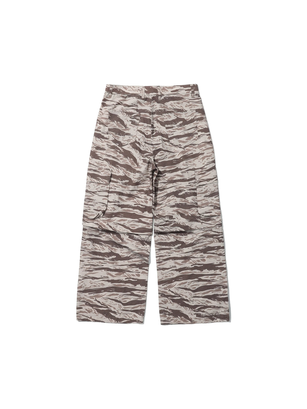 LIBERAFIT Tiger Camo 3D Patch Pocket Zip Off Cargo Pants