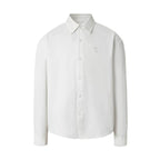 YADcrew Embroidered Lapel Button Up Long Sleeve Shirt
