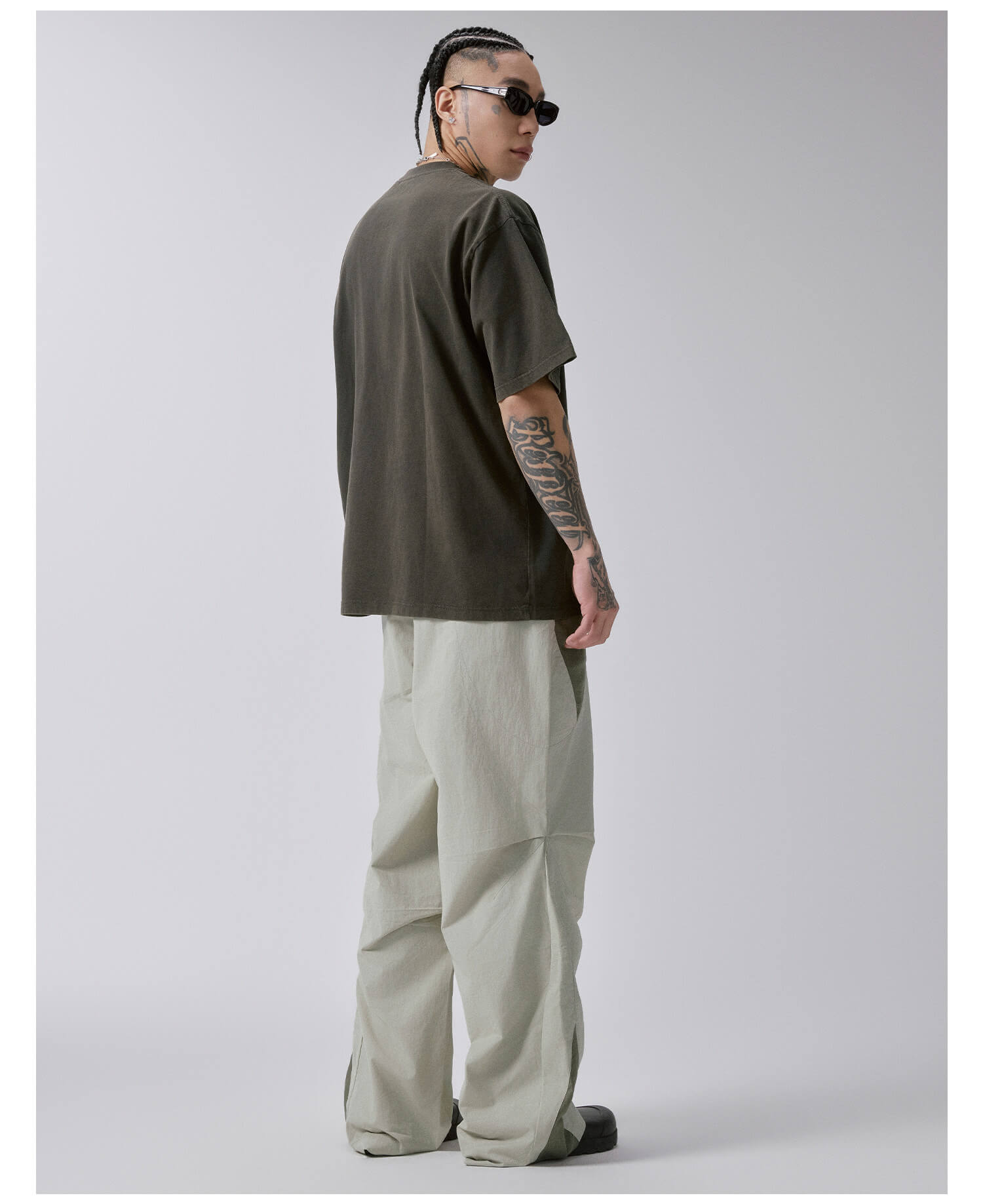F2CE Patchwork Color Block Utility Work Pants