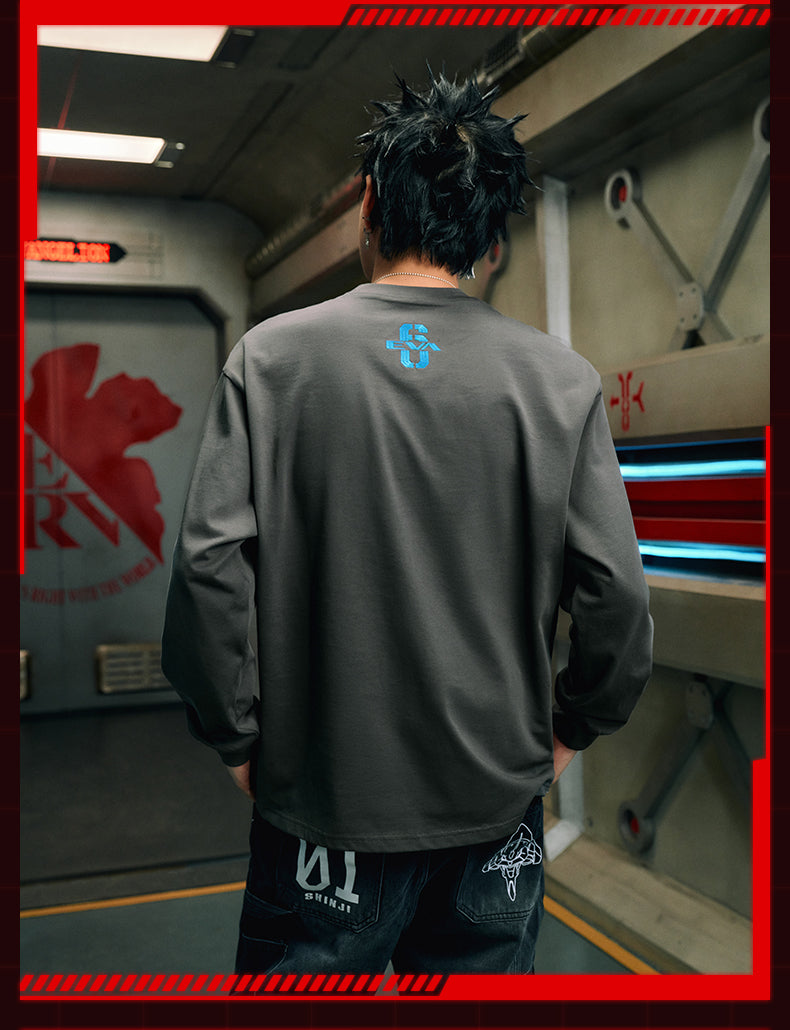 MEDM x EVA Basic Logo Long Sleeve Tee