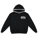 MEDM Ethnic Paisley Patch Embroidered Hoodie