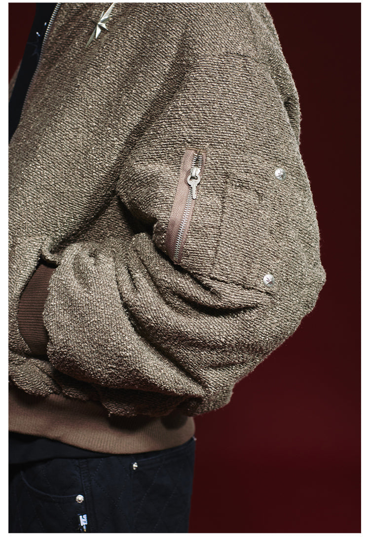 Remedy Textured MA-1 Bomber Jacket