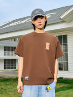 AFGK Metal Music Embroidered Label Printed Tee