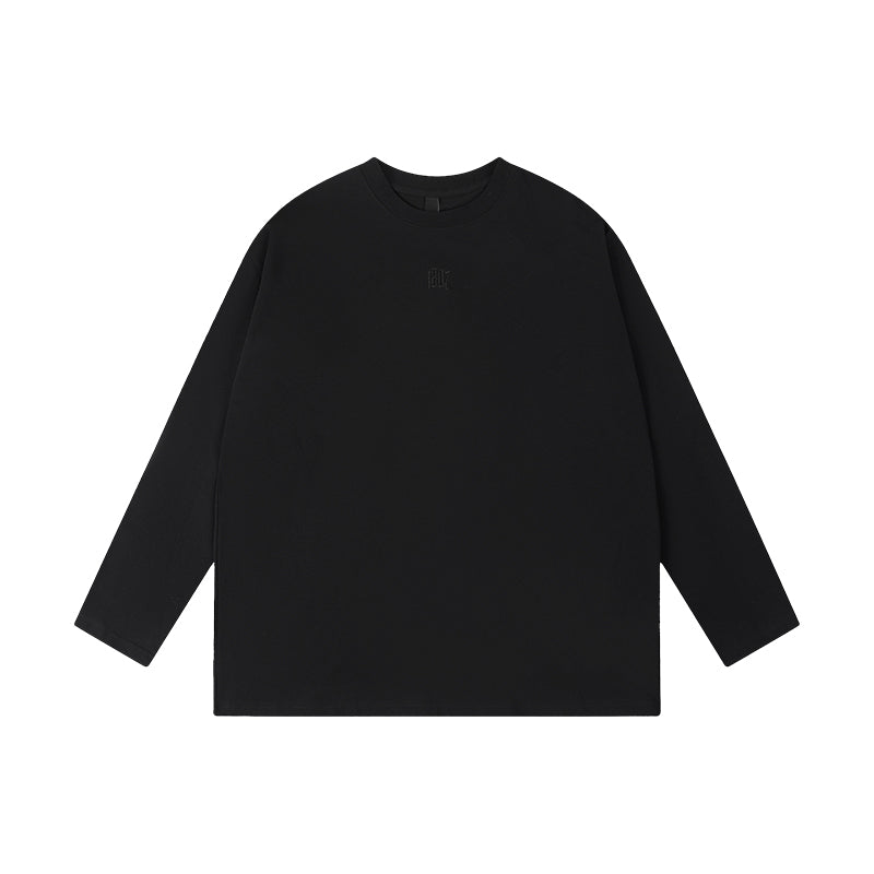 1807 Glossy Logo Print Long Sleeve Tee