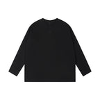 1807 Glossy Logo Print Long Sleeve Tee