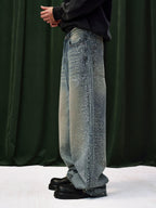 YADcrew Jeweled Rhinestone Star Washed Jeans