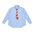 EMPTY REFERENCE Multi Tie Striped Long Sleeve Shirt