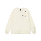 Achock Small Flower Logo Print Long Sleeve Tee