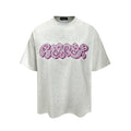 RUSURE Rhinestone Print Graphic Logo Tee