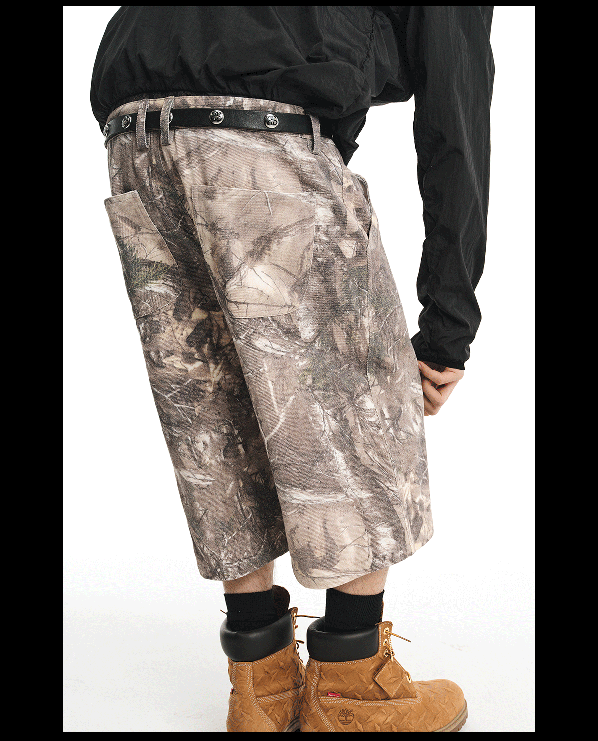 NOVACAM Tree Camouflage Work Baggy Shorts