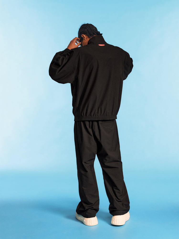 1807 Vintage Print Racing Track Jacket