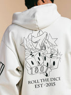 1807 ROLLTHEDICE Printed Zip Up Hoodie