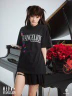 MEDM x EVA Basic Letter Logo Tee