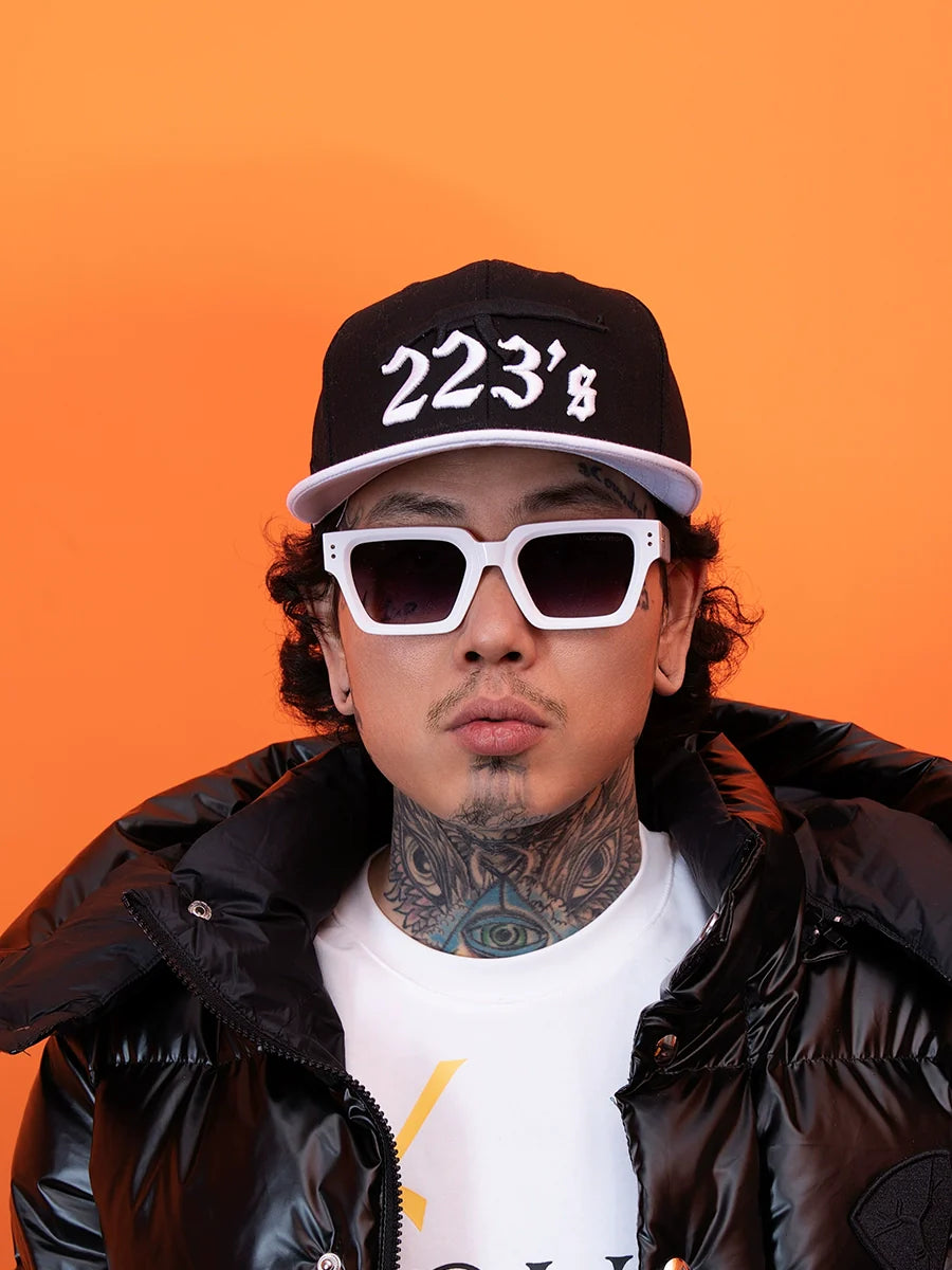 TGFCLUB 223 3D Embroidered Flat Brim Baseball Cap